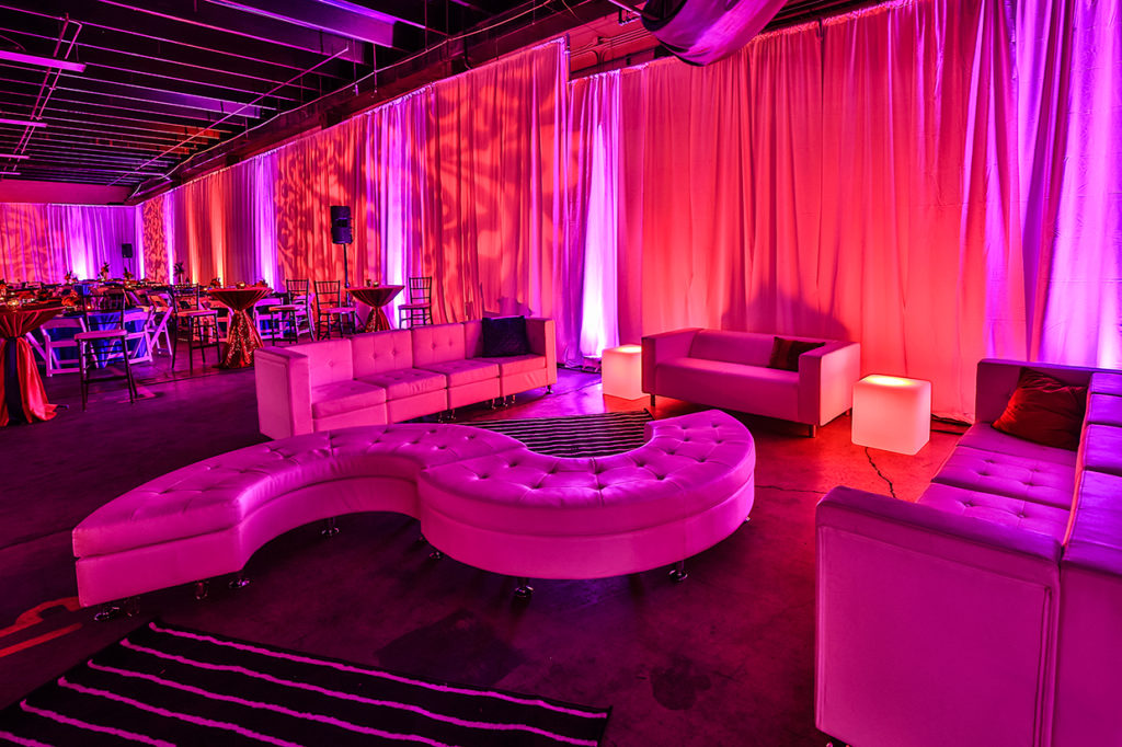 Party Rentals, Decor, Lighting, Draping, Lounge Furniture, Tables, Chairs Rental