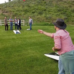 Lighted Cornhole Game