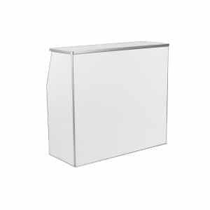 White Portable Bar Rental