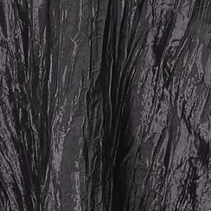 120 Black Crinkle Taffeta Round Linens
