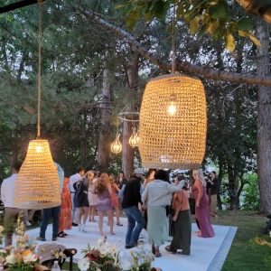 Wicker Chandaliers