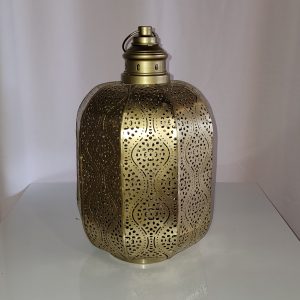 Large Metal Gold Lantern