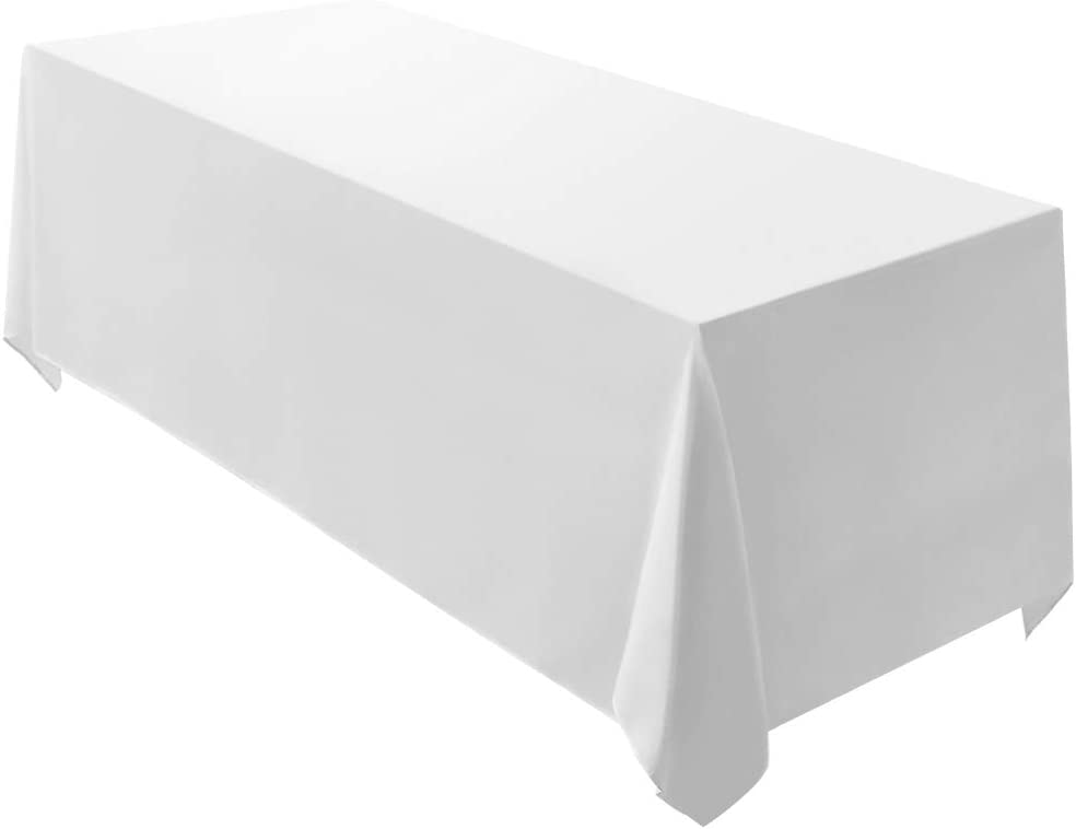 114 White Poly-Cotton Linens