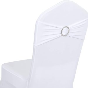 White Chair Bands w/ buckle