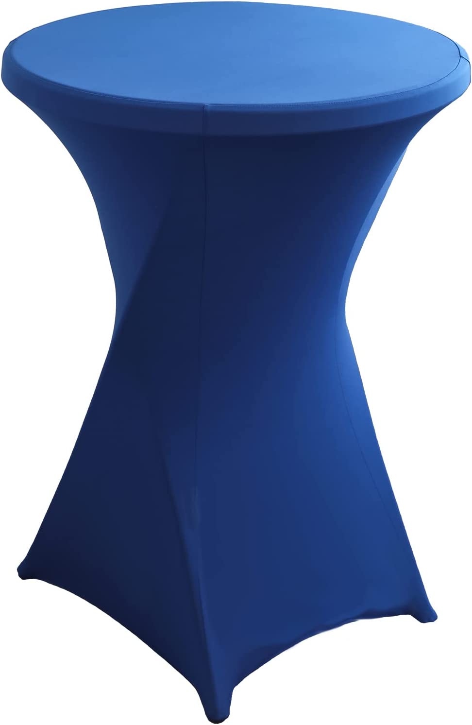 Blue Spandex Cocktail Table Covers