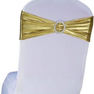 Gold Chair Bands w/buckle
