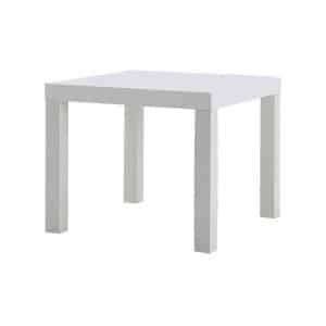White Contemporary Accent Table