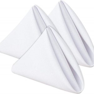 White Poly Cotton Napkins