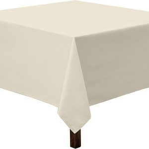 85x85 Cream Poly-Cotton Linen