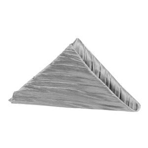 Crinkle Taffeta Napkins Silver