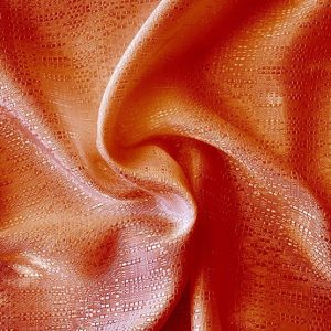 8' Orange Banjo Drapes