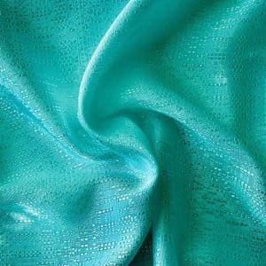 12' Teal Banjo Drapes