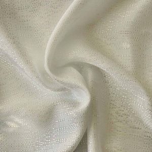 8' White Banjo Drapes