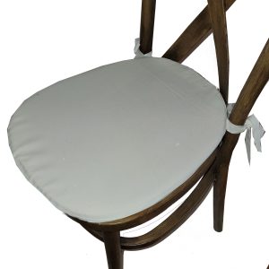 Ivory X-back Chair Cushions