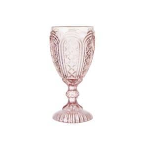 Carousel Pink Vintage Goblet