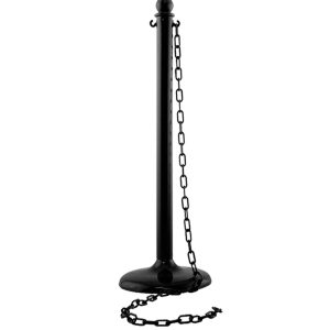 Black Plastic Stanchions