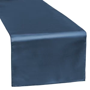 Navy Blue Satin Runners