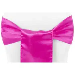 Pink Fuchsia Chair Sashes