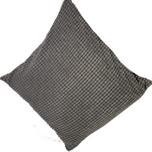 Gray Velour Pillows