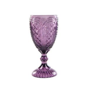 Carousel Amethyst Purple Vintage Goblet