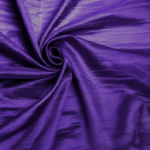 Purple Crinkle Taffeta Drapes