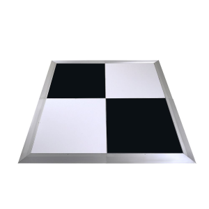 Black and White Checkered Dance Floor