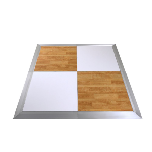 Birch and White Checkered Dance Floor