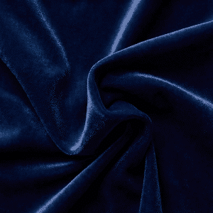 12ft Navy Blue Velour Drapes