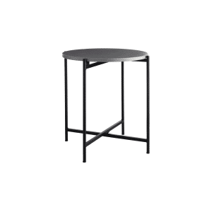 Stone Black Modern Accent Table